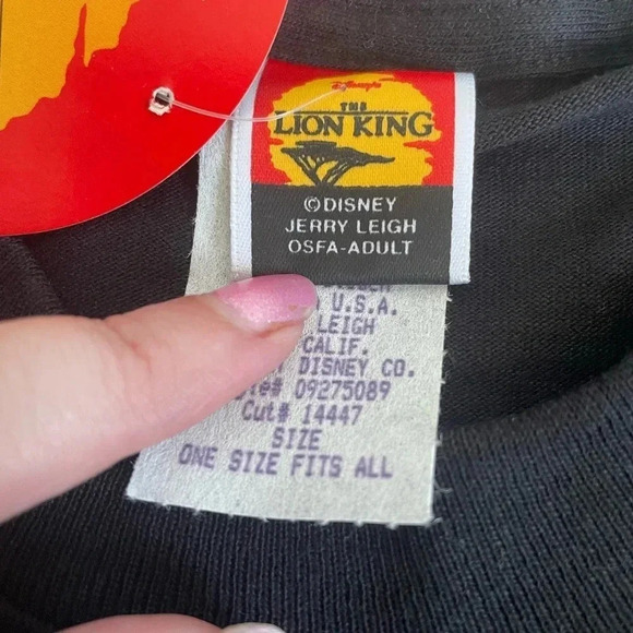 NWT Disney Lion King Single Stitch T-Shirt Hakuna Matata 90’s Jerry Leigh 0090 - Picture 10 of 12